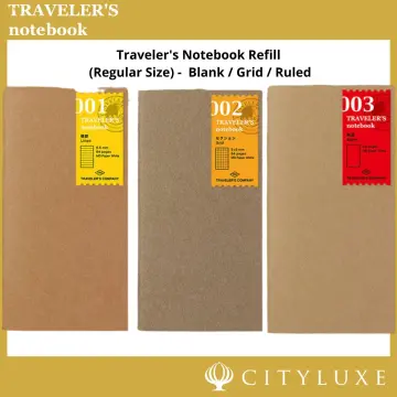 Midori Traveler's Notebook (Refill 002) Grid