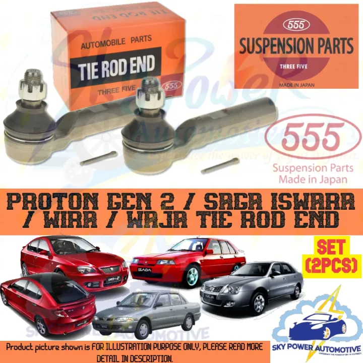 PROTON GEN 2 / SAGA ISWARA / WIRA / WAJA 555 JAPAN BRAND STEERING TIE