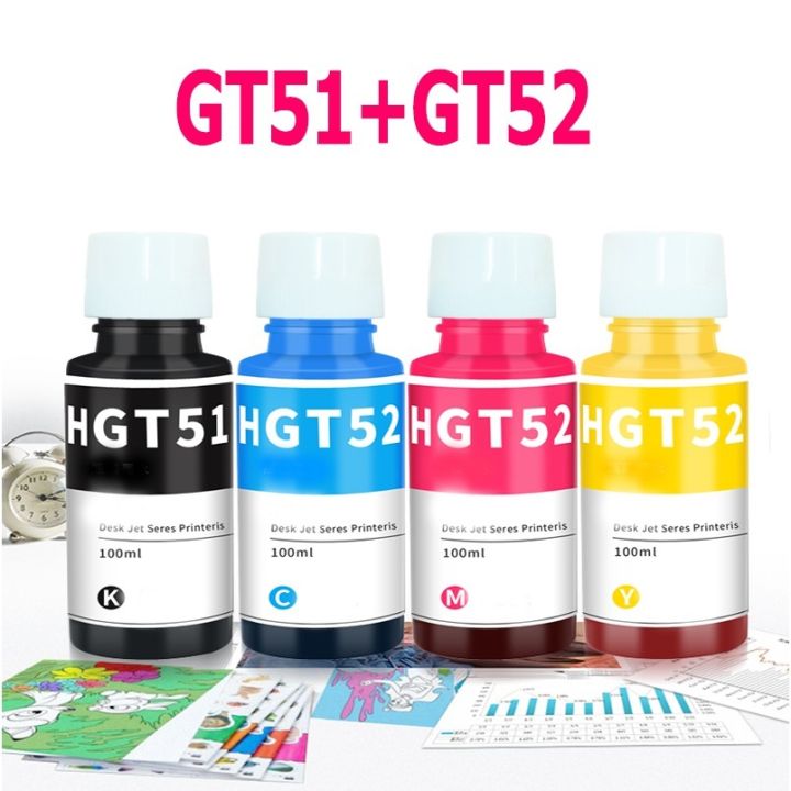 Gt51 Gt52 Ink Gt51 Gt52 Refill Ink Compatible For Hp Ink Tank 410319310419315415 Lazada Ph 3952