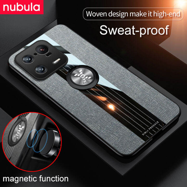 nubula-เคส-xiaomi-13นิ้วสำหรับ-xiaomi-mi-13นิ้ว-เคสหนังไมโครไฟเบอร์ทอลายป้องกันเหงื่อที่ปิดหลังโทรศัพท์มือถือ-xiaomi-13นิ้วขาตั้งสายคล้องมือสำหรับ-xiaomi-13นิ้ว-pro-mi-13pro