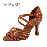 hot【DT】 NATASHA Latin dance shoes Rhinestone Womens