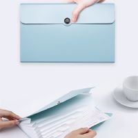 【CC】 1PCS File Folder Organ Multi-function Organizer Storage Holder Office Document A5 Supplies Paper Finishing