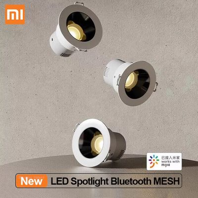 Xiaomi Mijia โคมไฟสปอร์ตไลท์ LED บลูทูธ ตาข่ายอัจฉริยะ ป้องกันแสงสะท้อน ของใช้ในครัวเรือน