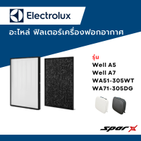 Electrolux อะไหล่ ฟิลเตอร์ ไส้กรองอากาศ  อะไหล่แท้ เครื่องฟอกอากาศ รุ่น Well A5 / Well A7 / WA51-305WT