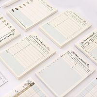 60 Sheets Cute Korean Stationery Planner Notebook Weekly Study Planner Daily Memo Notepad Creative Office School Supplies