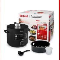 หม้ออัดแรงดันไฟฟ้า TEFAL  Turbo Cuisine ขนาด 5 ลิตร รุ่น CY755866 สีดำ