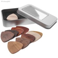 1 Set Guitar Pick Holder Wooden Guitar Picks Kit Guitar Pick Storage Box Instrument Tool