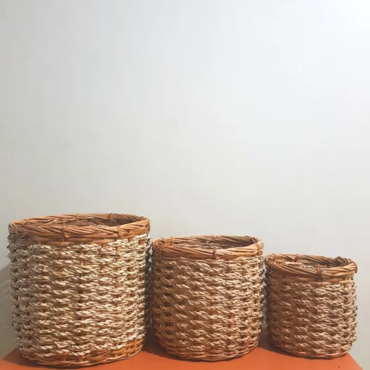 Plant Basket Buli Locally Made for indoor plants Set B Lazada PH