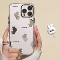 WQ Iphone case เคสไอโฟน11/12/13/14 Pro max เคสน่ารัก Cute Bunny Mirror Case For iPhone 11,12,13,14,11PM,12PM,13PM,14PM เคสไอโฟน เคสมือถือ ส่งฟรี