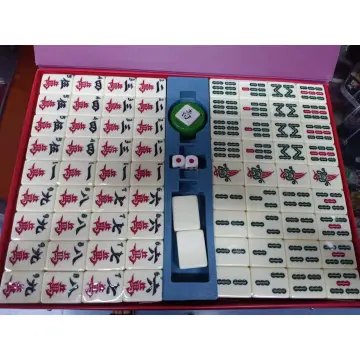 Mahjong Set Regular/ Standard Sized (Ivory) (2.7 x 3.5 x 2cm)