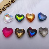 ☃♙ crystal heart shape pendants charms beads 24/35 mm jewelry DIY findings accessories glass chandelier lamp curtain hanging drop