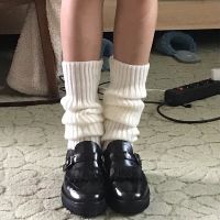 Kaus Kaki Rajut Penghangat Kaki Anak Perempวน Manis Lolita Jepang Populer Kaus Kaki Rajutan Bola Wol Cosplay Wanita Musim Gur Musdingin Kaus Kaki Punk Y2k