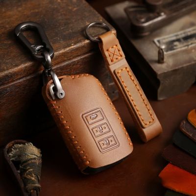 Leather Car Key Case Cover Fob Protector Keychain for Lexus 300h 350 NX RX GS 250 350 RC IS250 350 200t LS460 ES300h Holder Bag