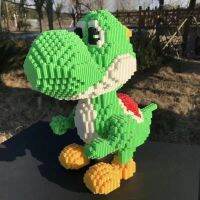 Yoshi Super Mario เข้ากันได้กับตัวต่อเลโก้ของเล่นพัฒนาทางปัญญาปริศนาสามมิติเด็กชายและเด็กหญิงที่ยากลําบากของขวัญยินดีที่จะปรึกษา