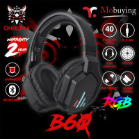 ประกัน 2 ปี ส่งจากไทย หูฟังเกมมิ่ง ONIKUMA B60 Bluetooth Wireless Gaming Headset หูฟังไร้สาย หูฟังบลูทูธ หูฟังเล่นเกม เสียงเบสแน่น ไดร์เวอร์ขนาด 40 มม.