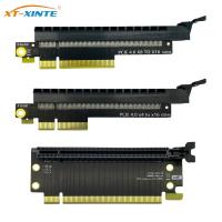 PCIe PCI-E 4.0 x4 x8 to x16 Connector Graphics Card Protection Adapter PCB PCI Express x16 Gen4 Converter Adapter Board 40mm Cables