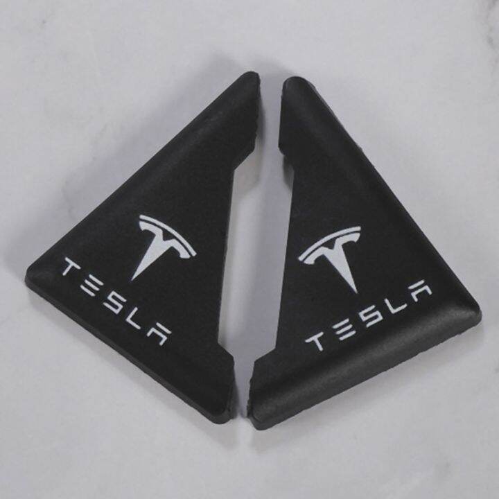 cw-2pcs-rubber-car-logo-door-cover-anti-scratch-protector-decal-tesla-3-x-y-model-s-roadster