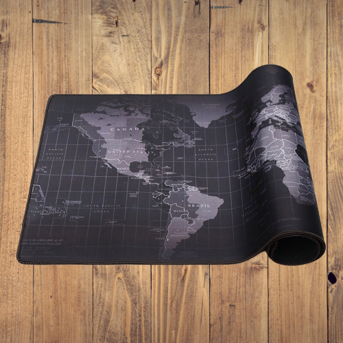 แผ่นรองเมาส์-ลายแผนที่โลก-แผ่นรองเมาส์เร็วบิ๊กไซต์-90-x-40-x-0-4-เซนติเมตร