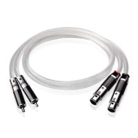 Hifi 2RCA to 2XLR Cable High Quality OCC Silver-Plated Dual XLR to Dual RCA Audio Cable