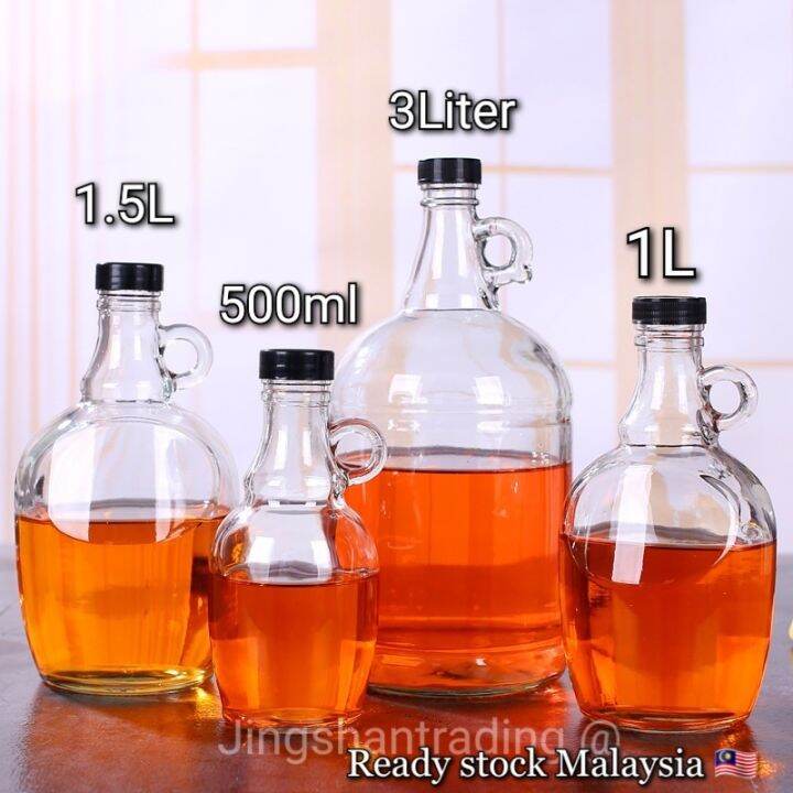 [Ready Stock ] Glass bottle /Kombucha bottle/honey bottle/wine bottle
