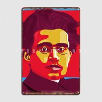 Antonio Gramsci ป้ายผับโลหะตกแต่งโรงรถโรงภาพยนตร์โปสเตอร์ดีบุกการออกแบบ0707