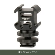 Ulanzi Triple 3 Cold Shoe Mount On Camera Shoe Mount Support BY