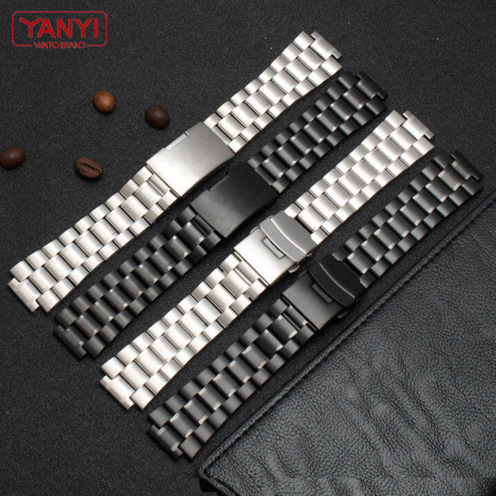 hotsolid-สายนาฬิกาสแตนเลสสำหรับ-timex-t2n721-t2n739-tw2r55500สายนาฬิกาสร้อยข้อมือผู้ชาย24-16มม-สายนาฬิกาโลหะ