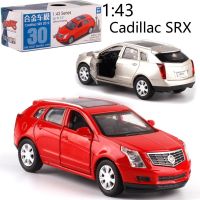 【No-profit】 Fashions King รถโมเดล Diecast รุ่นรถดึงถอยหลังโลหะผสม1:43รุ่น Cadillac SRX