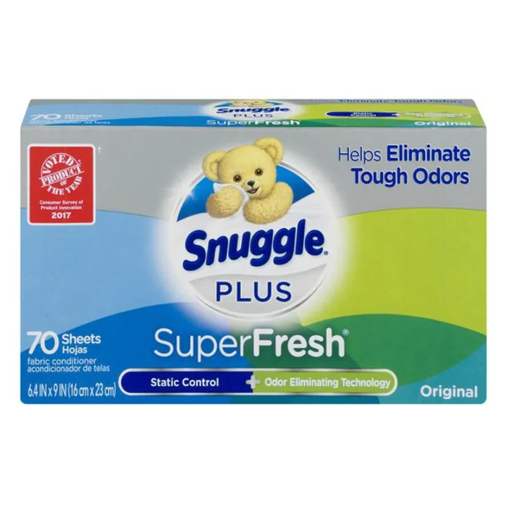 Practical Snuggle Plus Super Fresh Fabric Softener Dryer Sheets 70 ...