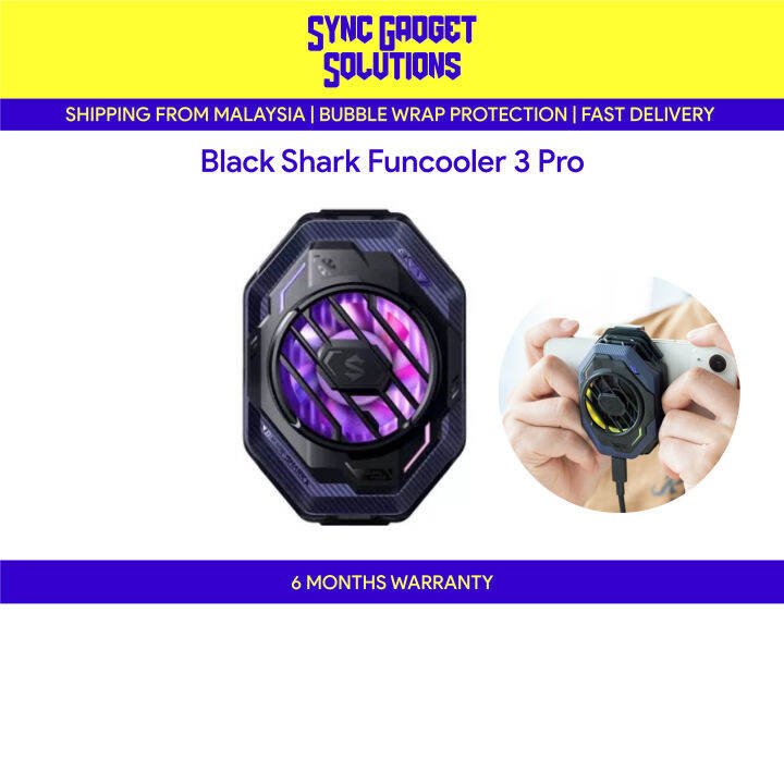 Black Shark Funcooler 3 Pro [RGB Light Fast Cooling Fan Cooler Support