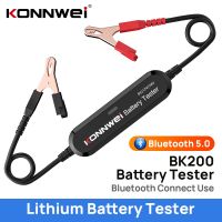 ▩ KONNWEI BK200 Car Battery Tester 12V 24V 6V Bluetooth Connect 100-2000 CCA High Precision Auto Battery Tester Tool pk BM560