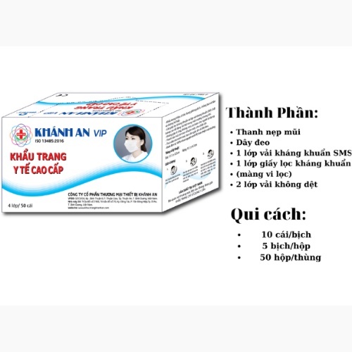 Khẩu trang y tế cao cấp 4 lớp vip - ảnh sản phẩm 1