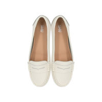 SHU LOAFER MOCCASIN ORIGINAL - WHITE รองเท้าโลฟเฟอร์