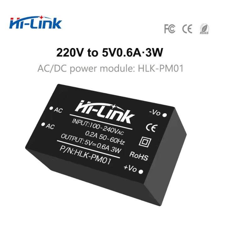 yf-hi-link-shipping-10pcs-lot-hlk-pm01-220v-to-5v-600ma-down-isolated-switching-supply-module-converter