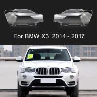 ไฟสัญญาณด้านข้างแสงโปร่งใสรถยนต์สำหรับ BMW X3 X4ไฟหน้ารถด้านหน้าเลนส์กระจก F26 2014 2015 2016 2017