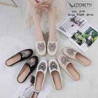 พร้อมส่ง Fashion-new รองเท้าเปิดส้น สไตส์เสือเปิดส้น Kitepretty s101 เปิดส้น