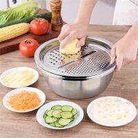 【CC】 Multi-functional Thickened Drain Basket Grated and Cut Vegetables Artifact Rice