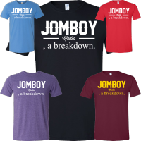 Unique Mens Cotton T-Shirts Crew Neck Short Sleeve Jomboy Media Logo Mens T Shirt - Novelty Baseball Funny Sports Tee XS-5X