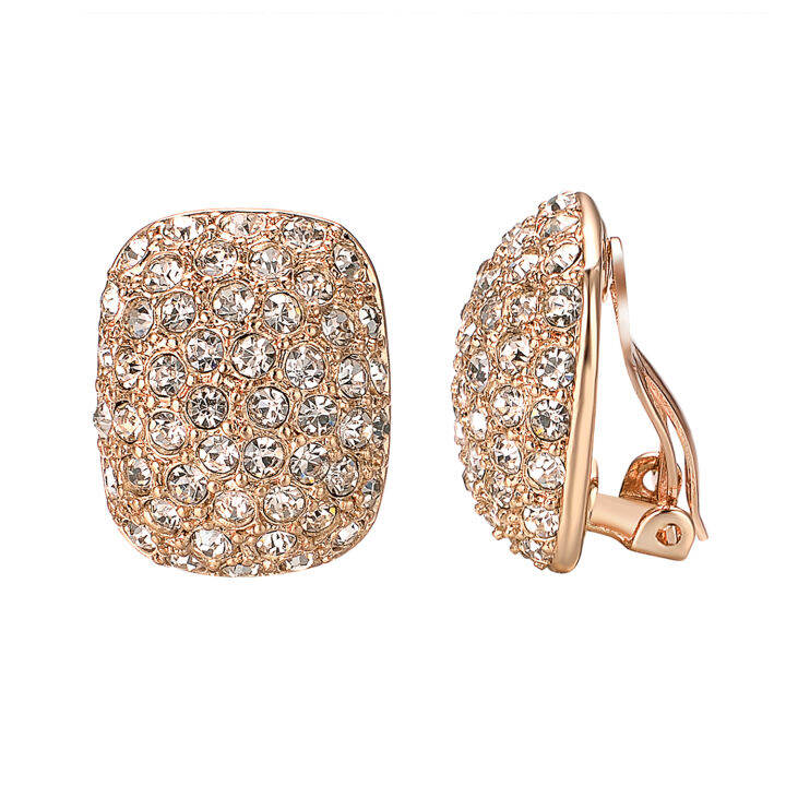 White gold deals plated earrings