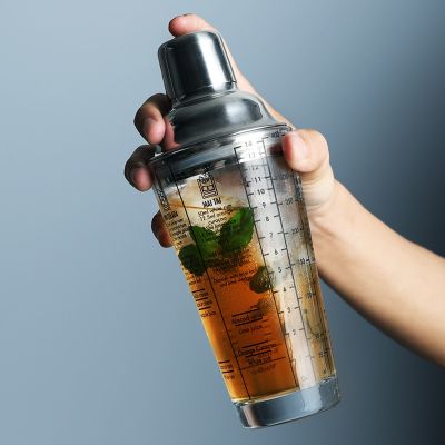 【CW】 Shaker to adjust milk tea tool Snowg glass wine set hand-cranked cocktail 304 stainless steel bartender