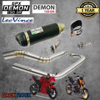 ท่อdemon150gnท่อdemon150gr ท่อgpx ท่อleovince คาร์บอนแท้ ท่อแต่งdemon150gn ท่อแต่งdemon150gr เสียง แน่น นุ่ม ทุ้ม ไม่แต่งในรอบสูง ระบายความร้อนได้ดี ตรงรุ่น ท่