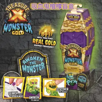 3/6Pcs Original Brand Treasure X Alien Monster Gold Ultimate