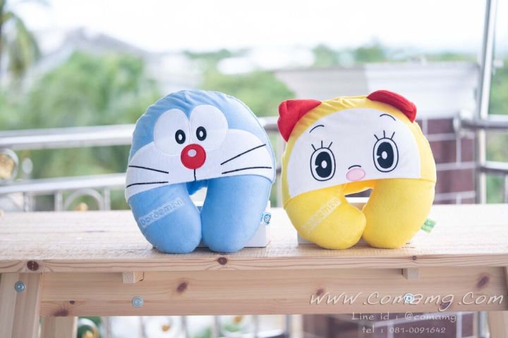 หมอนรองคอมีหมวก-โดเรมอน-amp-โดเรมี่-ในเรื่องdoraemon