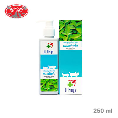 [MANOON] DR.MERGE 250 ml White Crane Flower Holistic Shampoo 250 ml แชมพูทองพันชั่ง