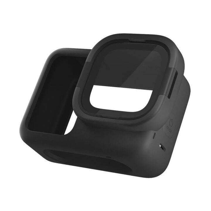 มีประกัน-gopro-โกโปร-rollcage-protective-sleeve-replaceable-lens-for-hero8-black