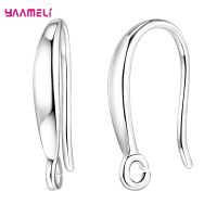 100PCS Lot Real 100% 925 Sterling Silver S925 Hook Earrings Jewelry Findings Fittings Components Accessories Handmade Supplies DIY accessories and oth