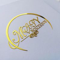 Personalized waterproof Custom 3d logo metal Transfer stickers labels clear self-Adhesive nickle navidad stickers