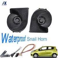 Snail ประเภท Horn สำหรับ Chevrolet Spark M300 2009 2010 2011 2012 2013 2014 Loud กันน้ำ2015410Hz Dual Pitch Auto Horns