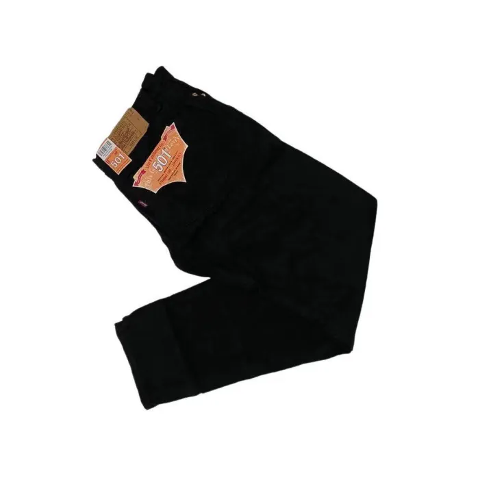 Levis jeans black pants stretch straight denim pants for mens | Lazada PH