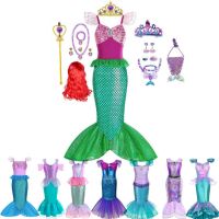 ZZOOI Girl Princess Little Mermaid Ariel Princess Dress Mermaid Costume